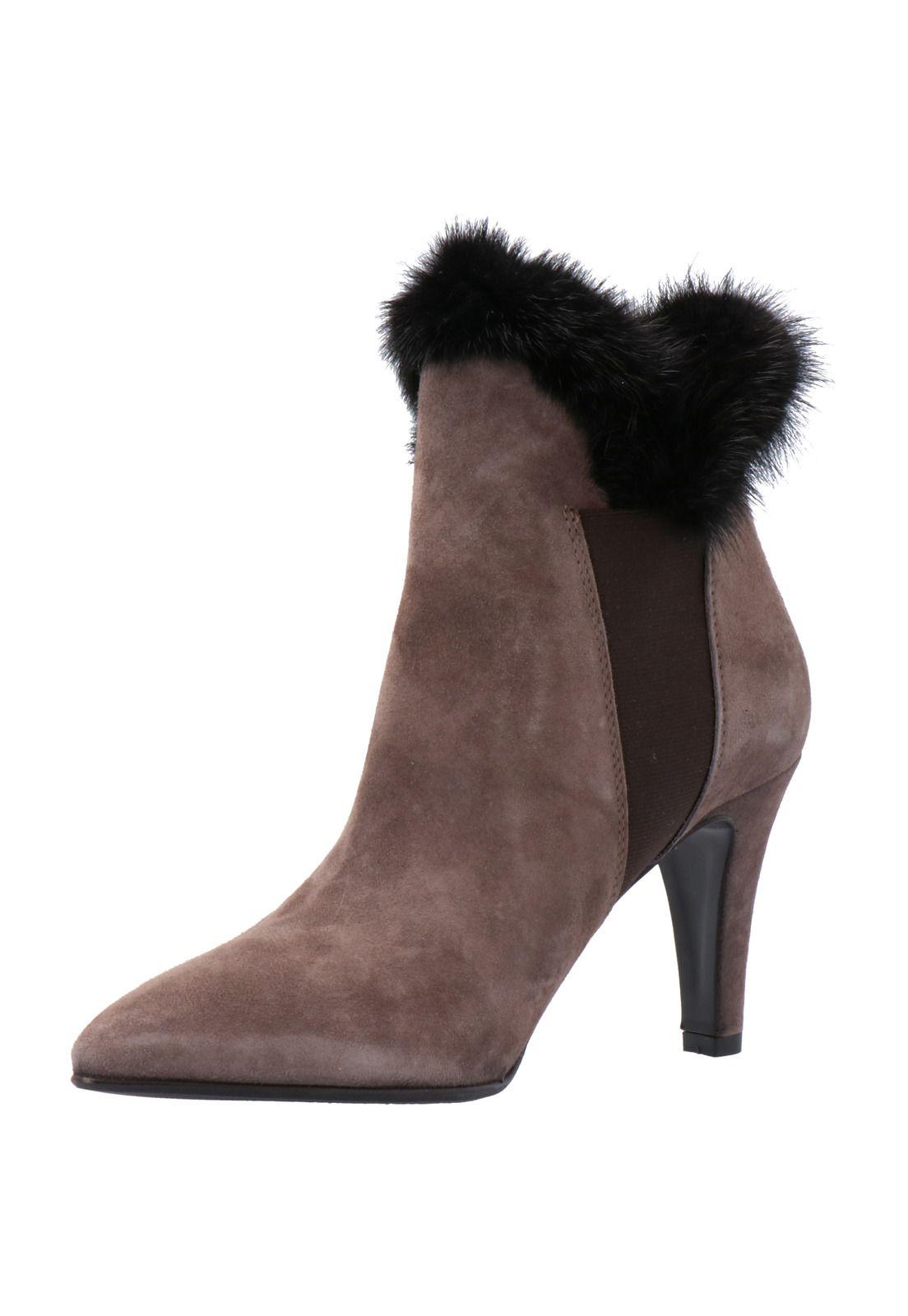 Botin Cuero Mujer Zaria Taupe-3