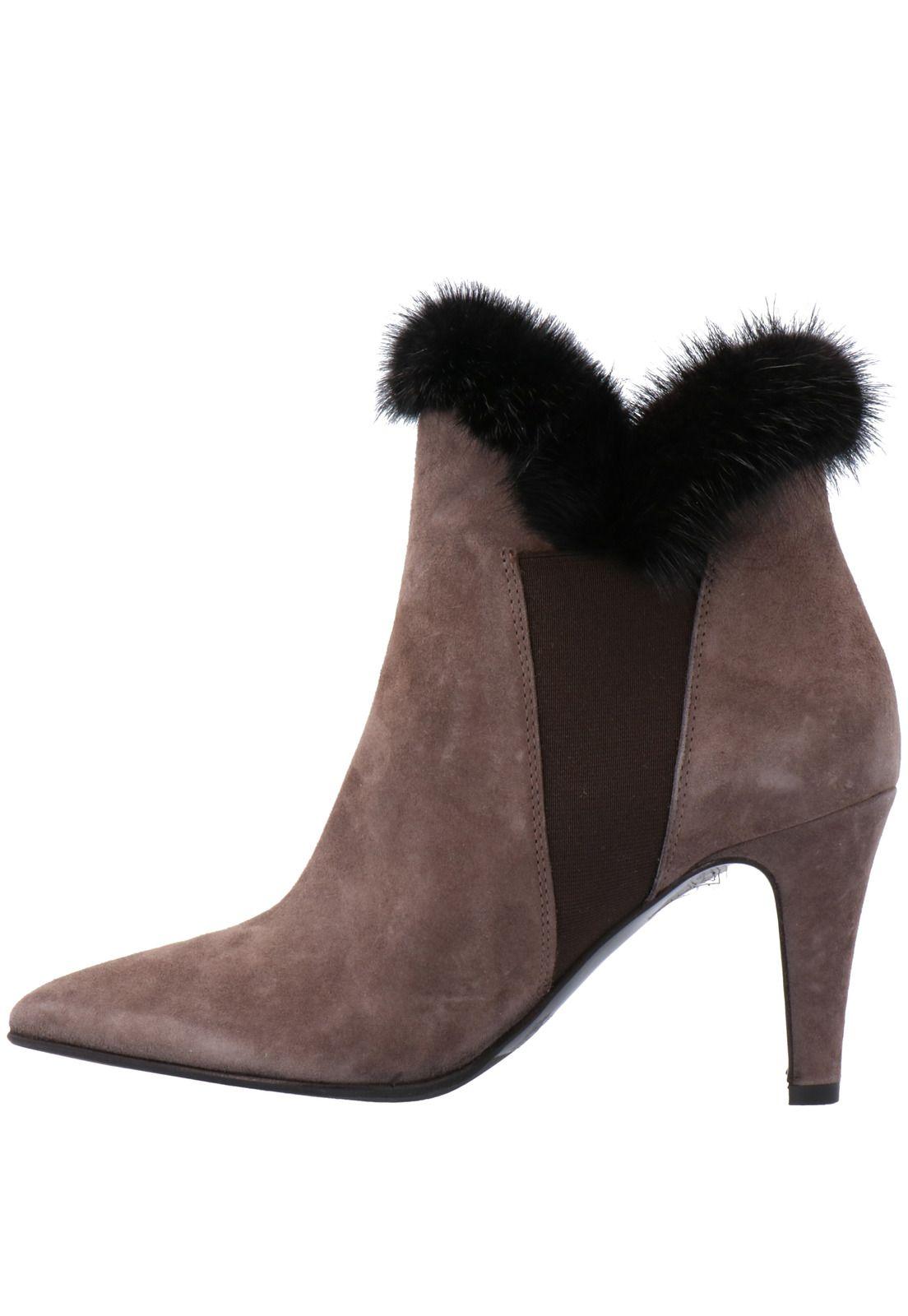Botin Cuero Mujer Zaria Taupe-4
