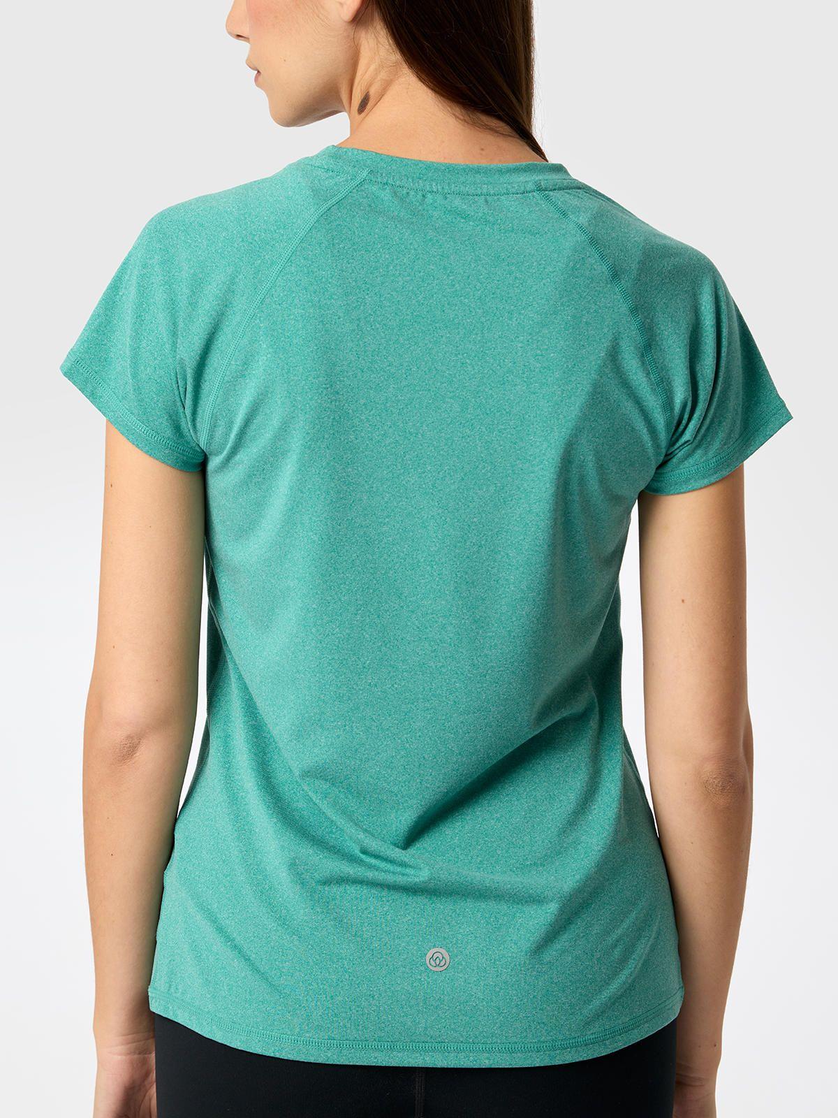 Polera Round Neck Rec Verde Mujer-1