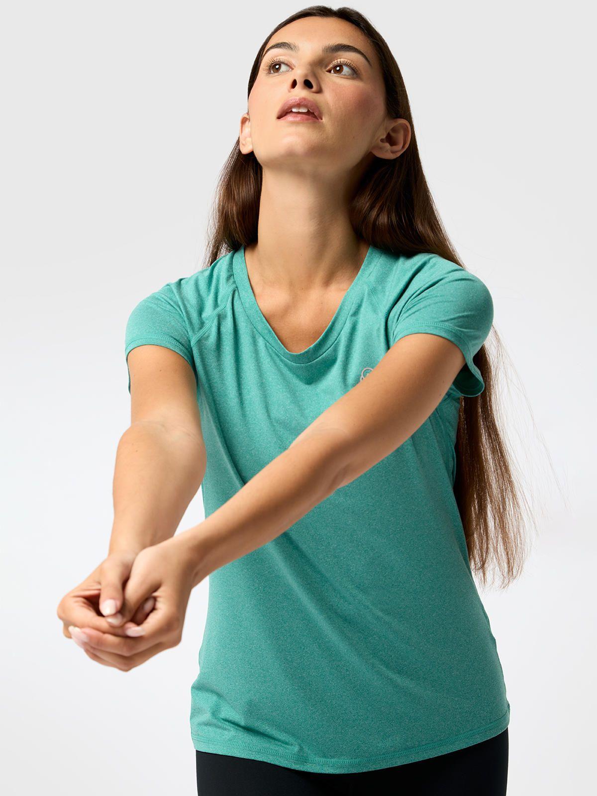 Polera Round Neck Rec Verde Mujer-3