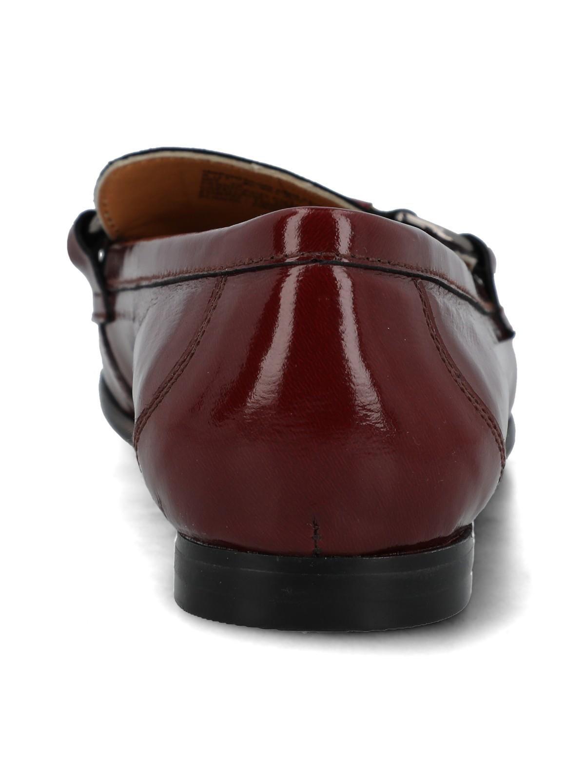 Mocasin Cuero Mujer Taling Burdeo-6