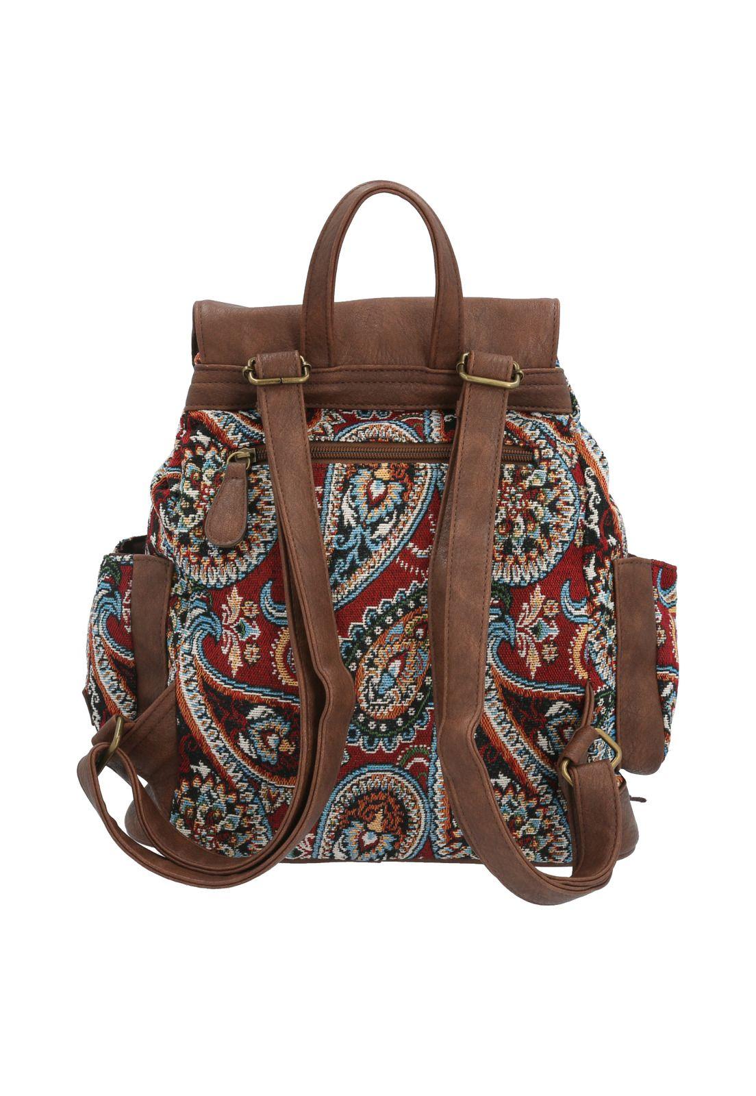 Mochila Mujer Burnie Back Multicolor-2