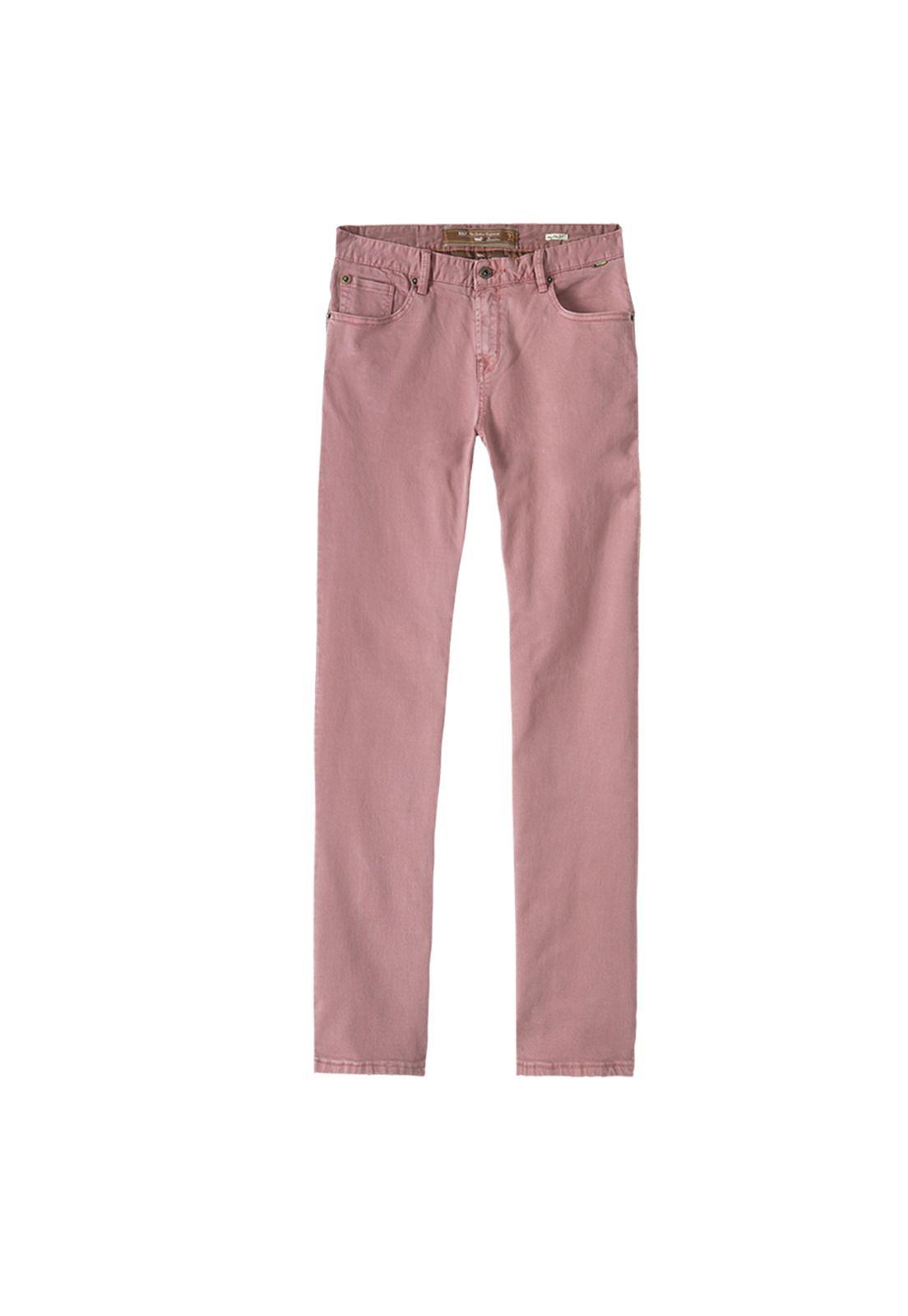 Jeans Algodón Color Rojo Hombre Rockford-0