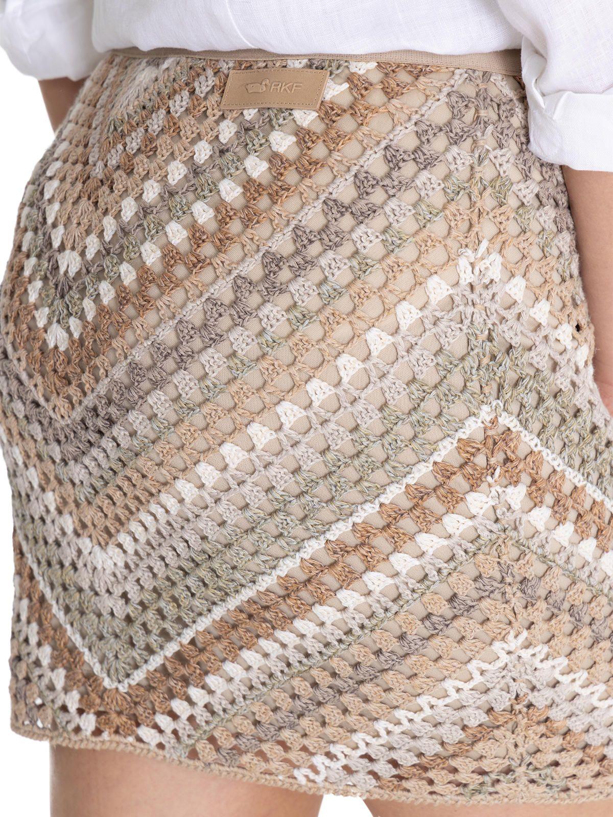 Falda Algodón Orgánico Crudo Lincon Mujer -8