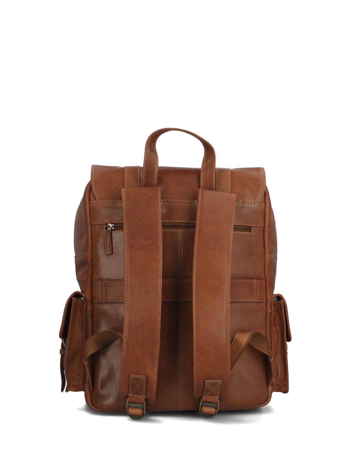 Mochila Cuero Hombre Om Geoff Back Caramelo-3