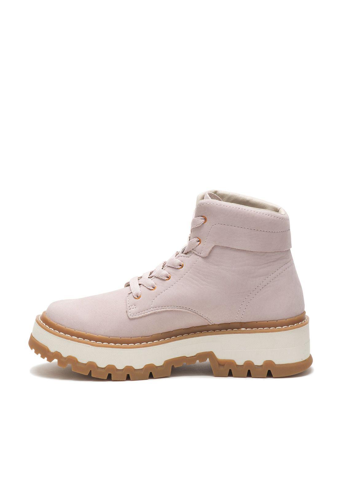 Botin Cuero Theory Hi Rosa Mujer-2