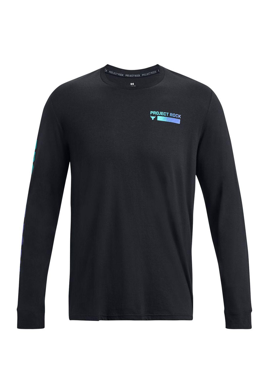 Polera manga larga Prjct Rock hombre Negro-0