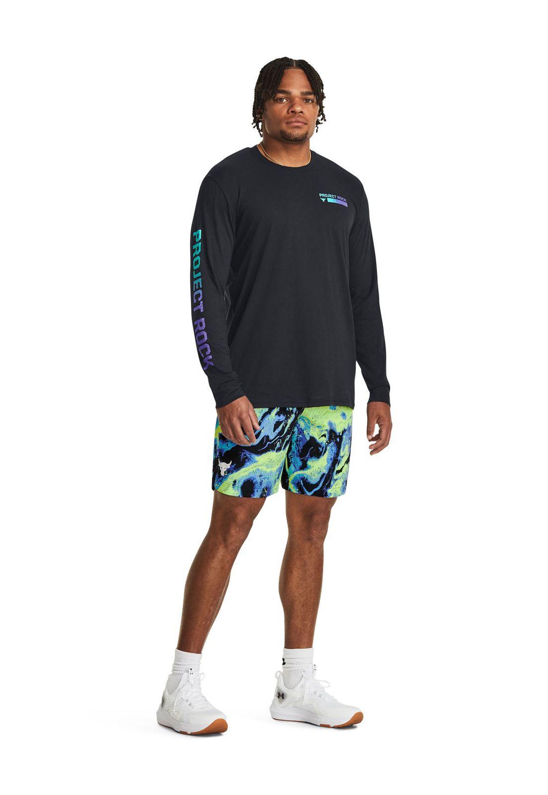 Polera manga larga Prjct Rock hombre Negro-5