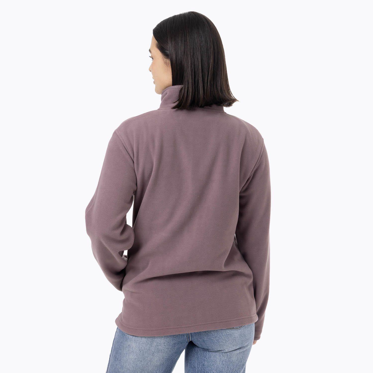 Polar Mujer Deches Snap Microfleece  Morado-3