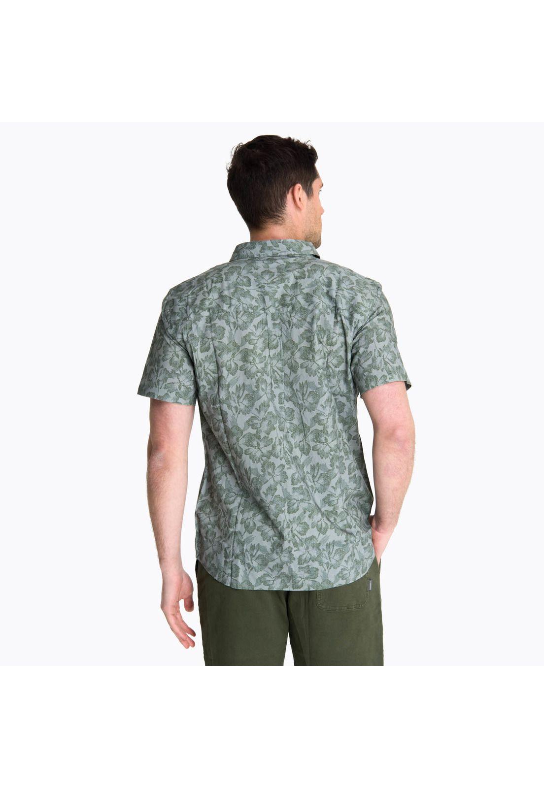 Camisa Manga Corta Hombre Bluff Verde-3