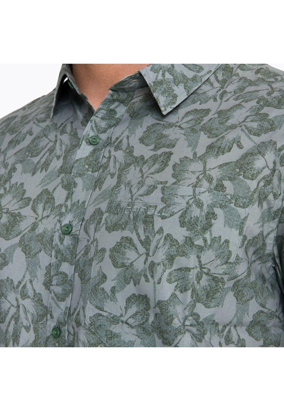 Camisa Manga Corta Hombre Bluff Verde-4