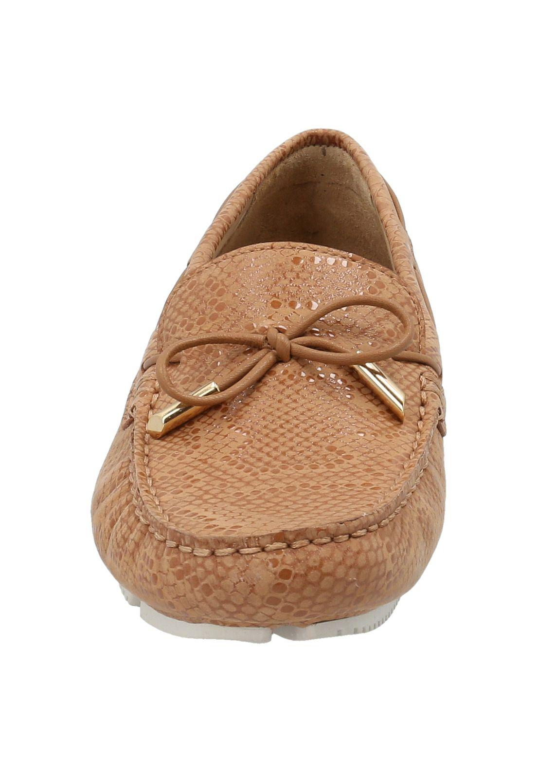 Mocasín Cuero Mujer Starry Café-2