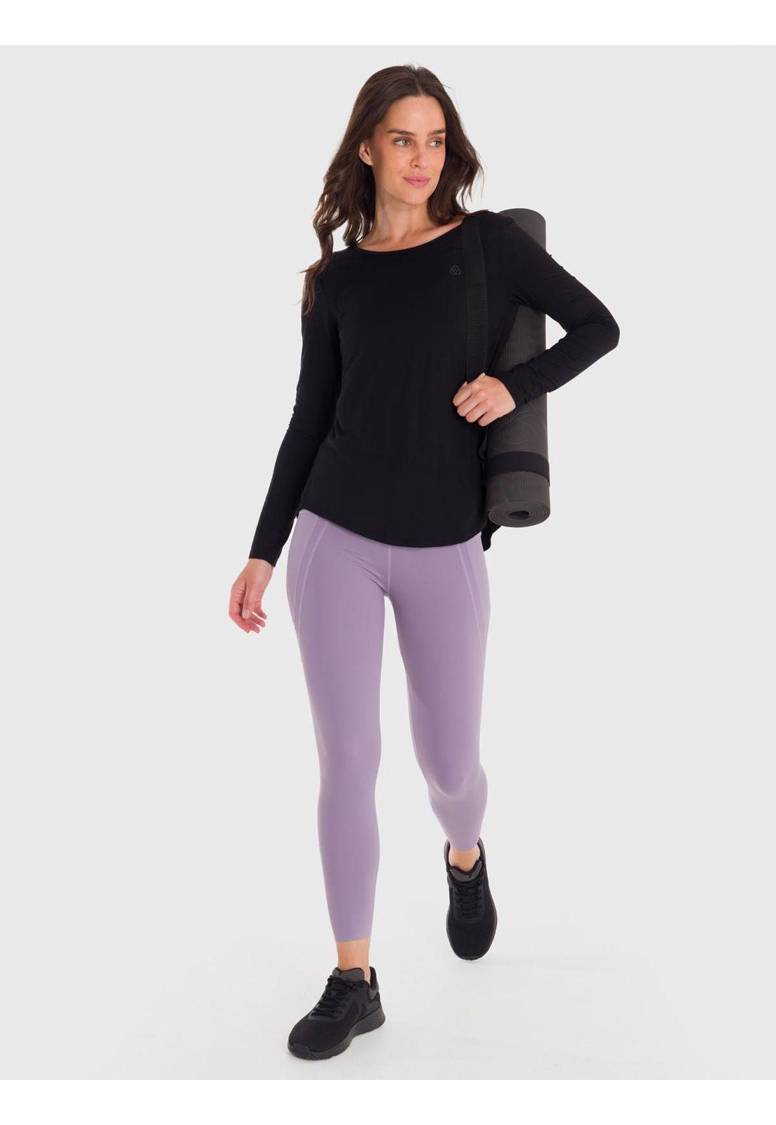 Polera Mujer Modal Round Neck Negra-0