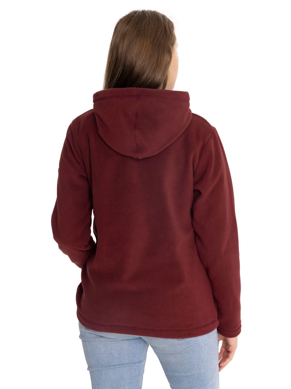Polar Mujer W Quarter Zip Polar Burdeo-1