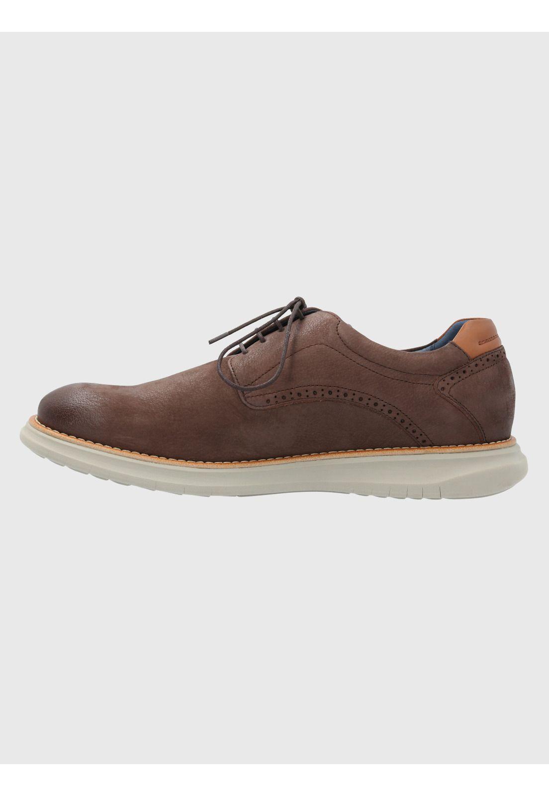 Zapato Cuero Hombre Nerio Café-5