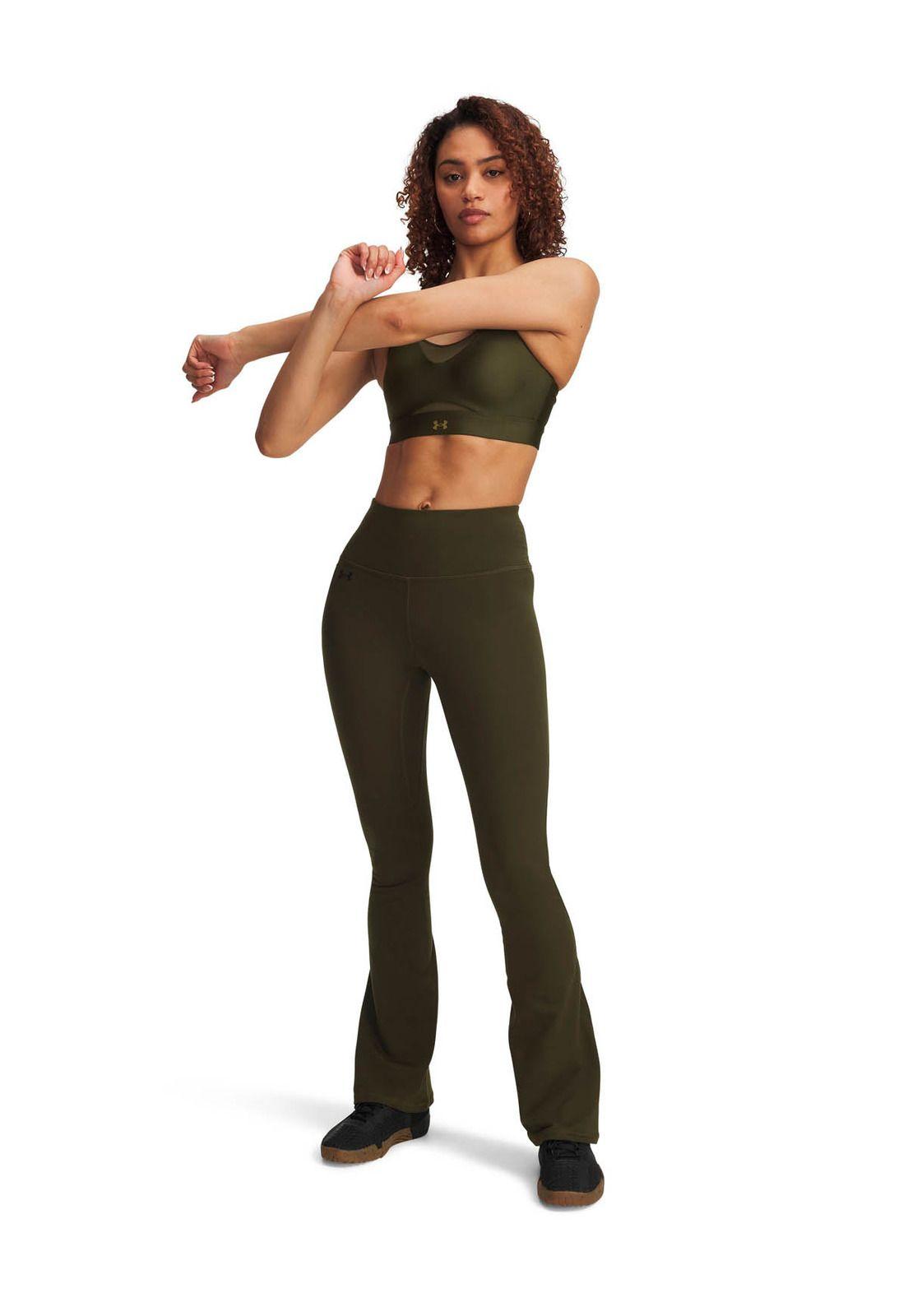 Calza Training para mujer Motion Flare Verde -3