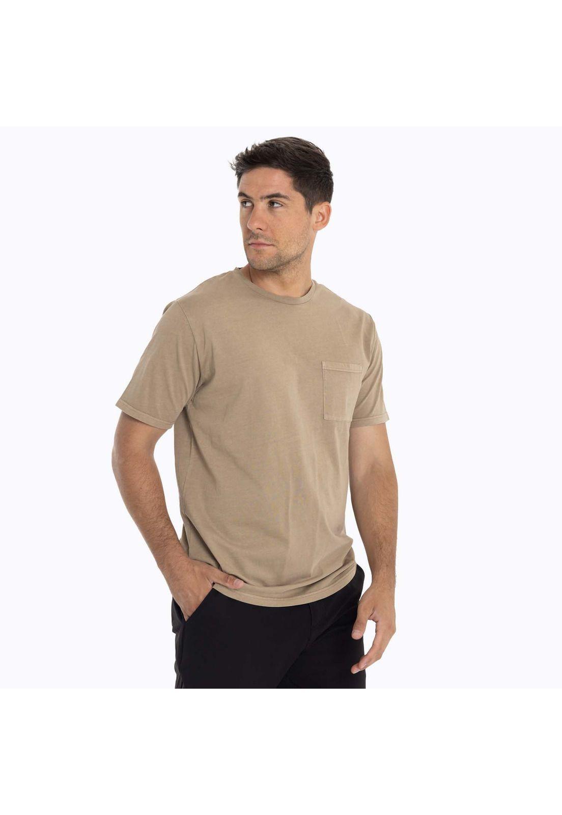 Polera Hombre Susquehanna Beige Merrell-1