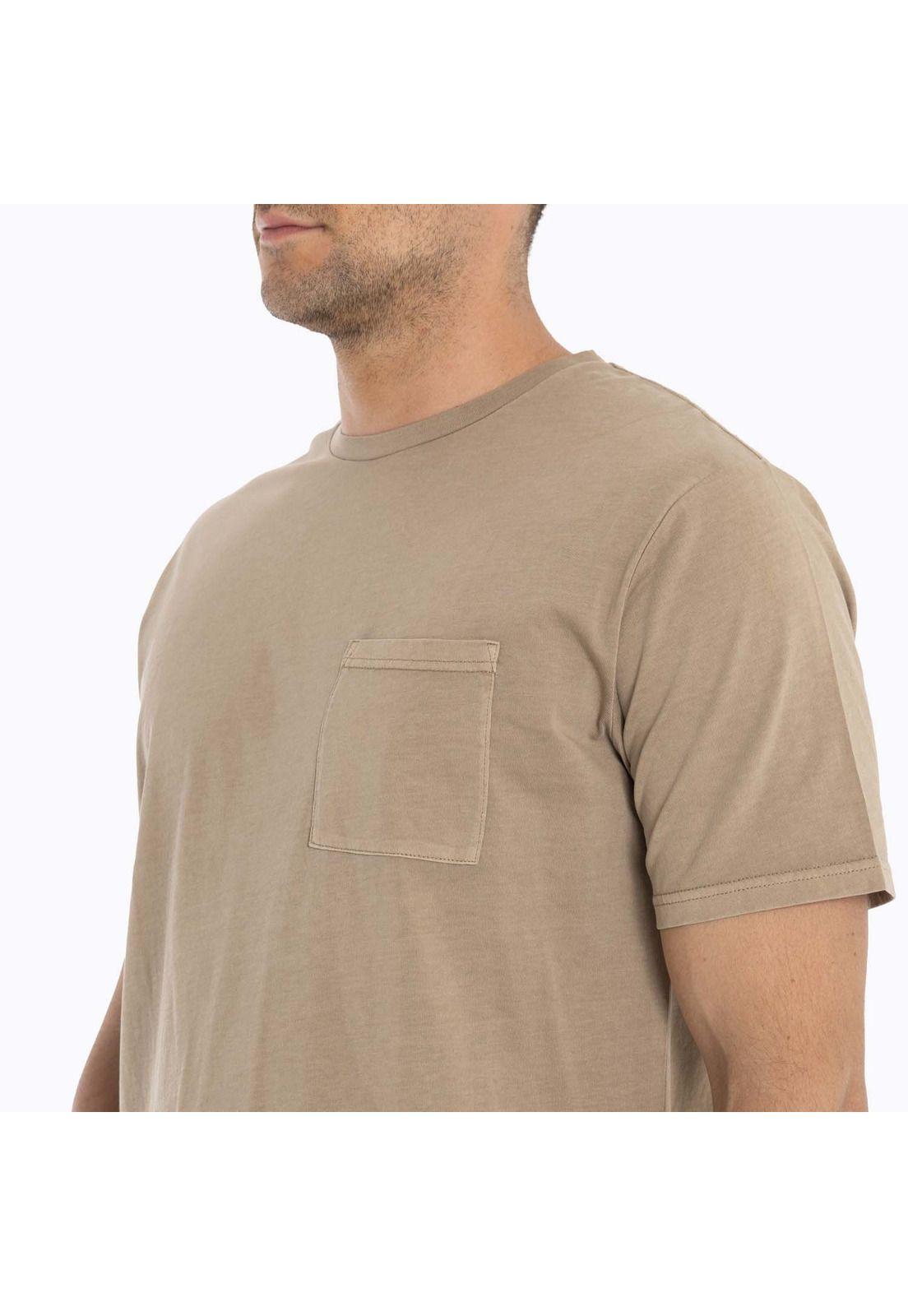 Polera Hombre Susquehanna Beige Merrell-4