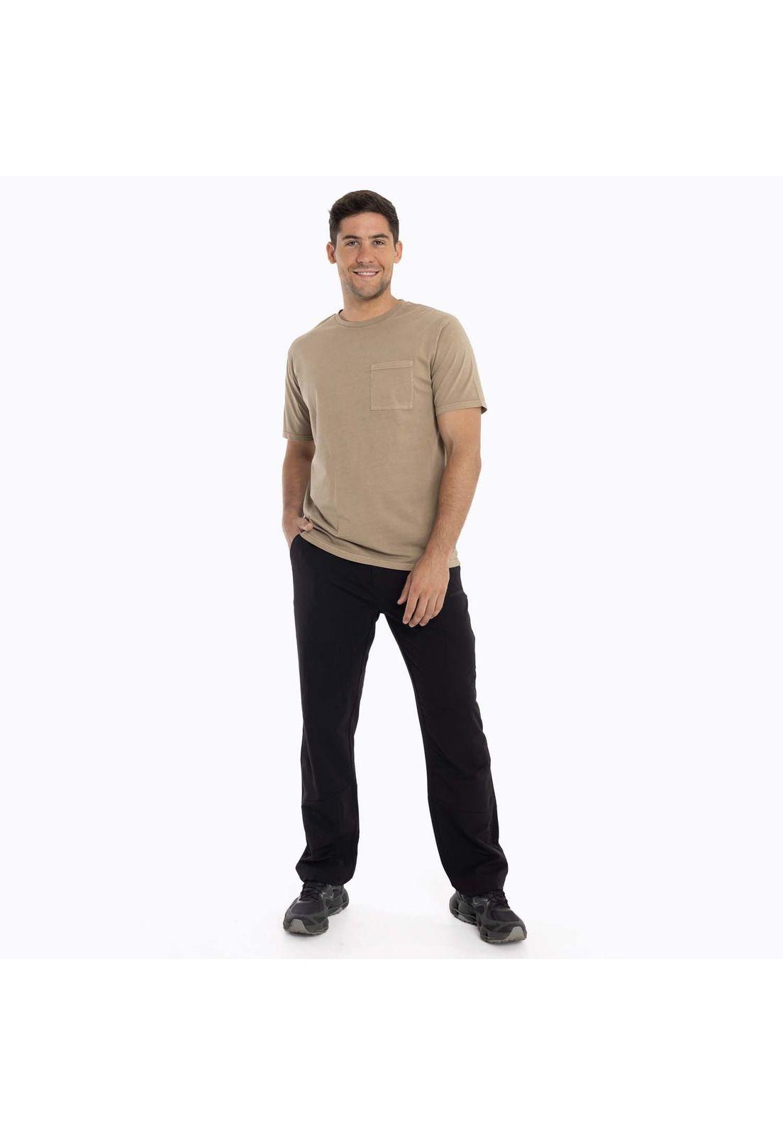 Polera Hombre Susquehanna Beige Merrell-5