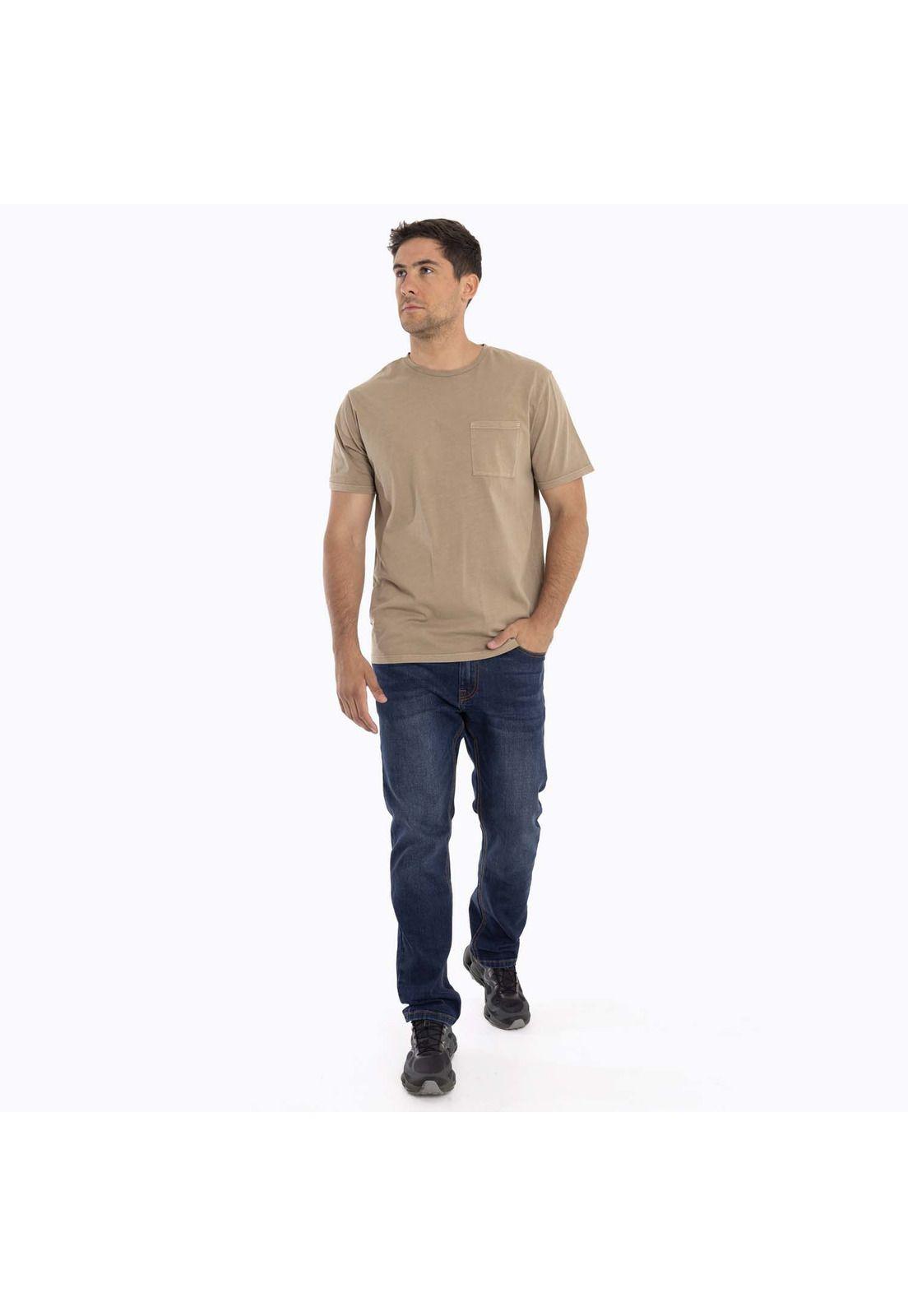 Polera Hombre Susquehanna Beige Merrell-6