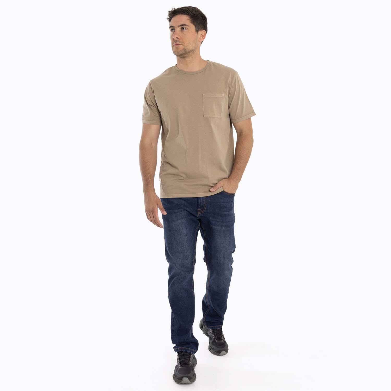 Polera Hombre Susquehanna Beige Merrell-6