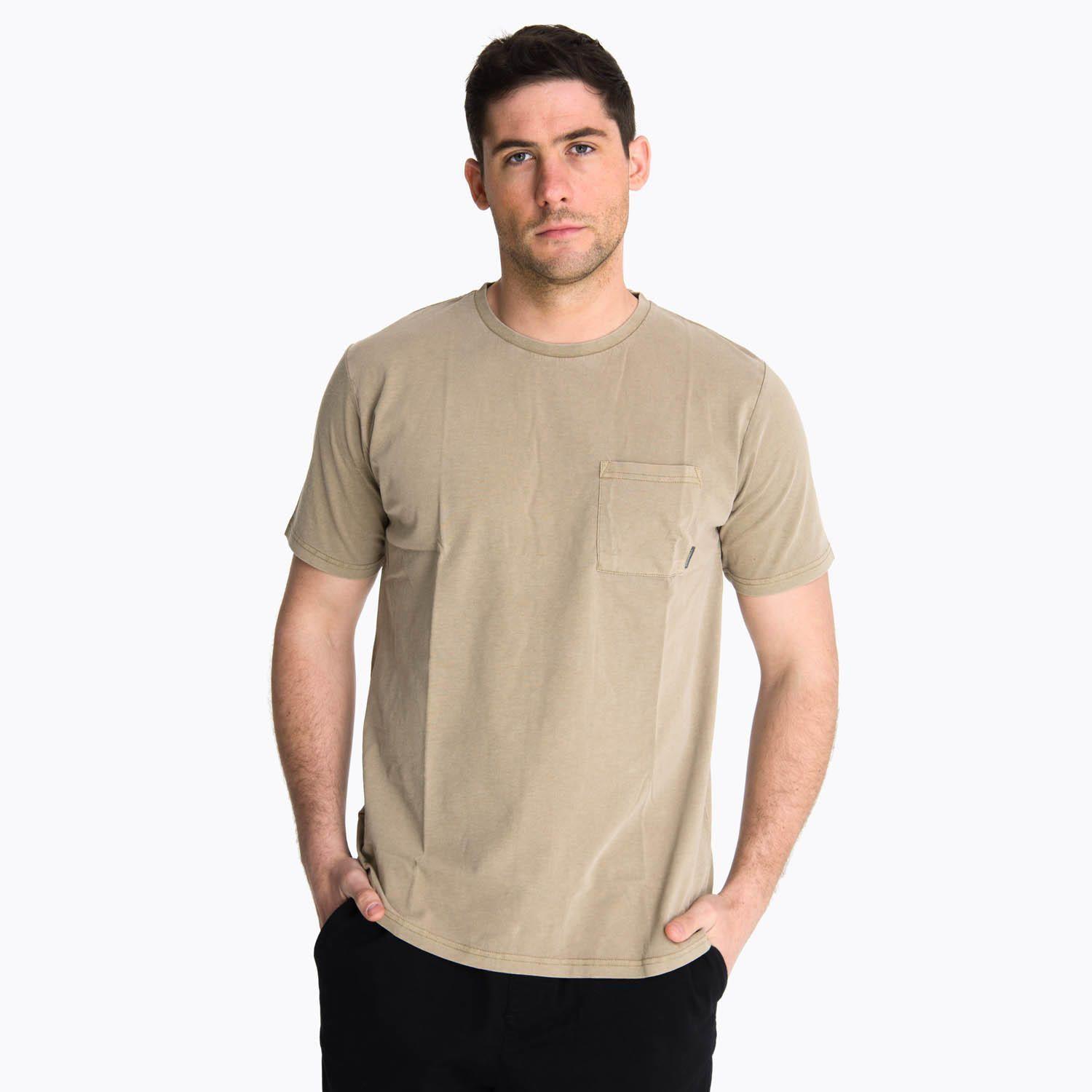 Polera Hombre Susquehanna Beige Merrell-0