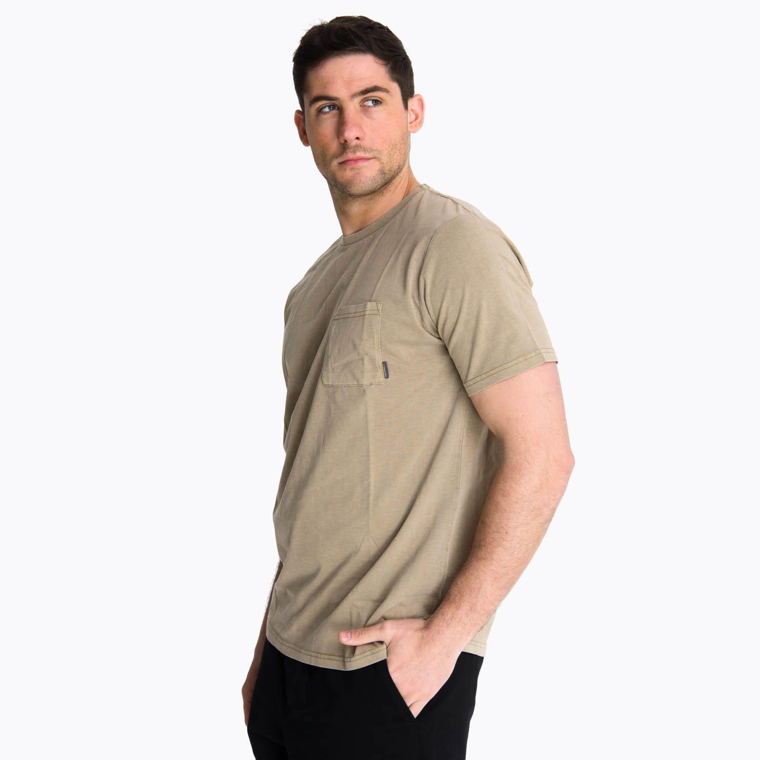 Polera Hombre Susquehanna Beige Merrell-1