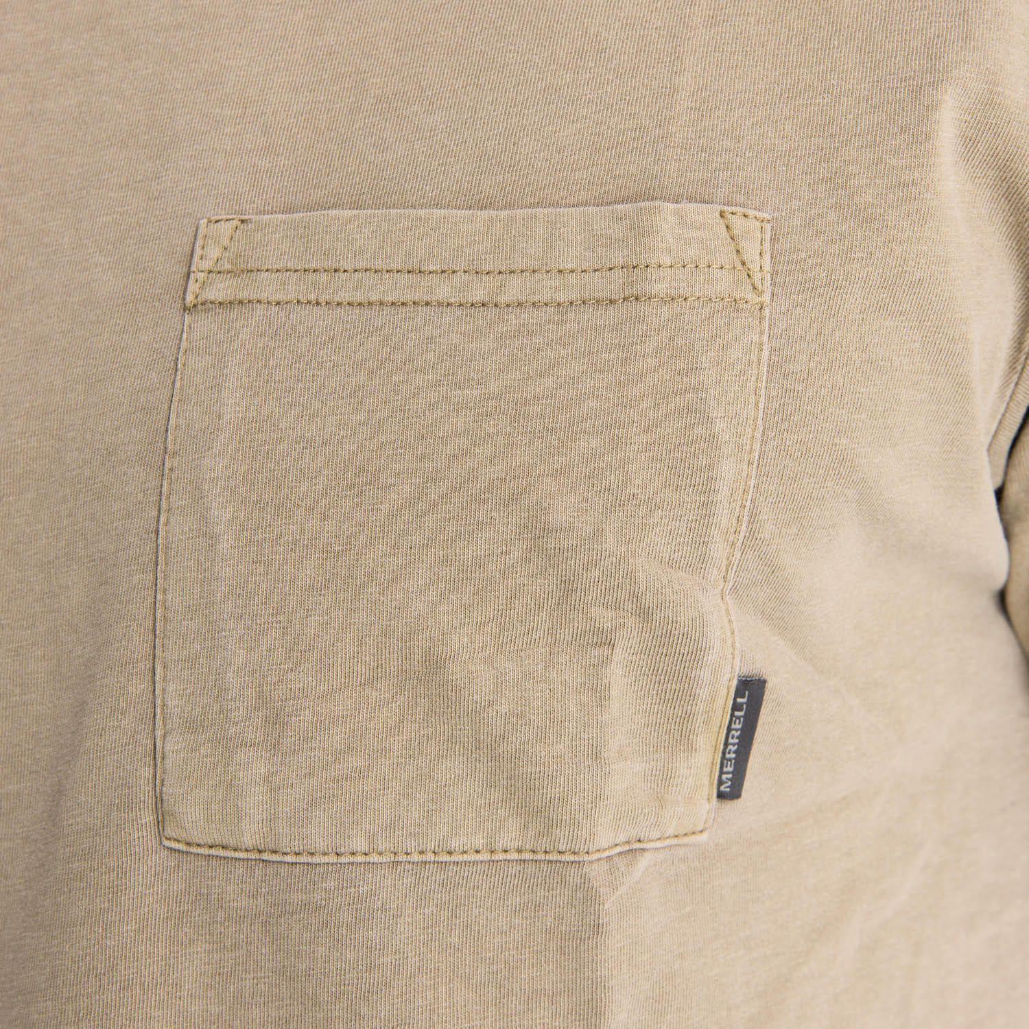 Polera Hombre Susquehanna Beige Merrell-4