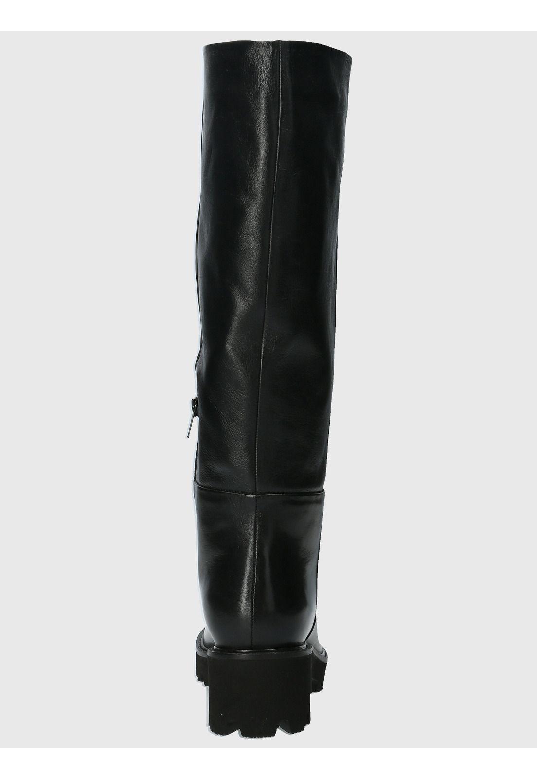 Bota Cuero Mujer Blissful Negro-6