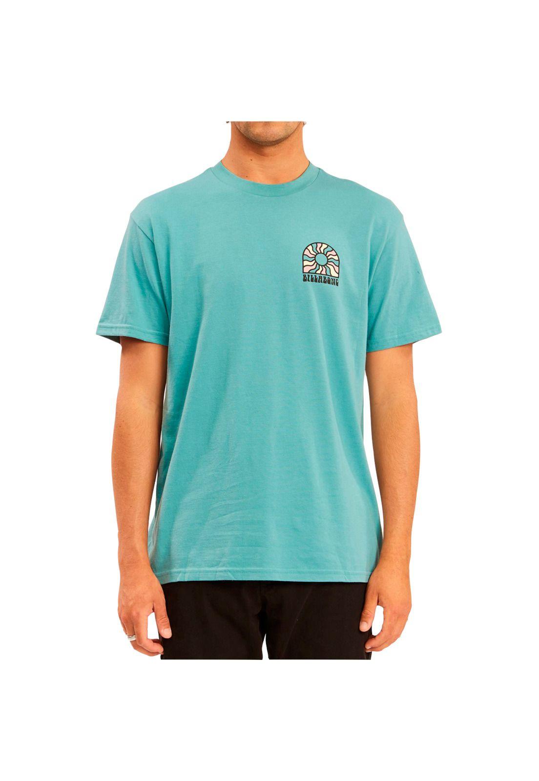 Polera M/C Hombre Arch Sun Ss Celeste-0