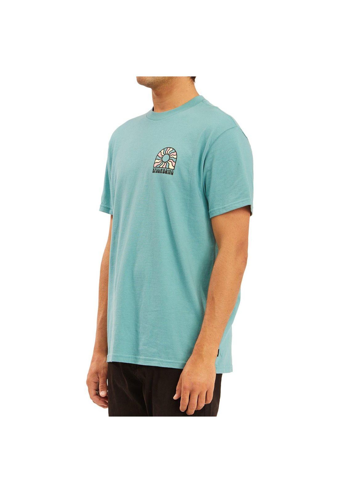 Polera M/C Hombre Arch Sun Ss Celeste-1