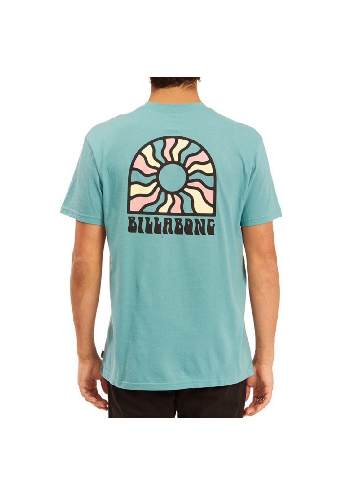 Polera M/C Hombre Arch Sun Ss Celeste-2