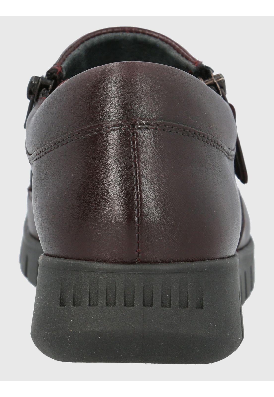 Zapato Cuero Mujer Henry Burdeo-6
