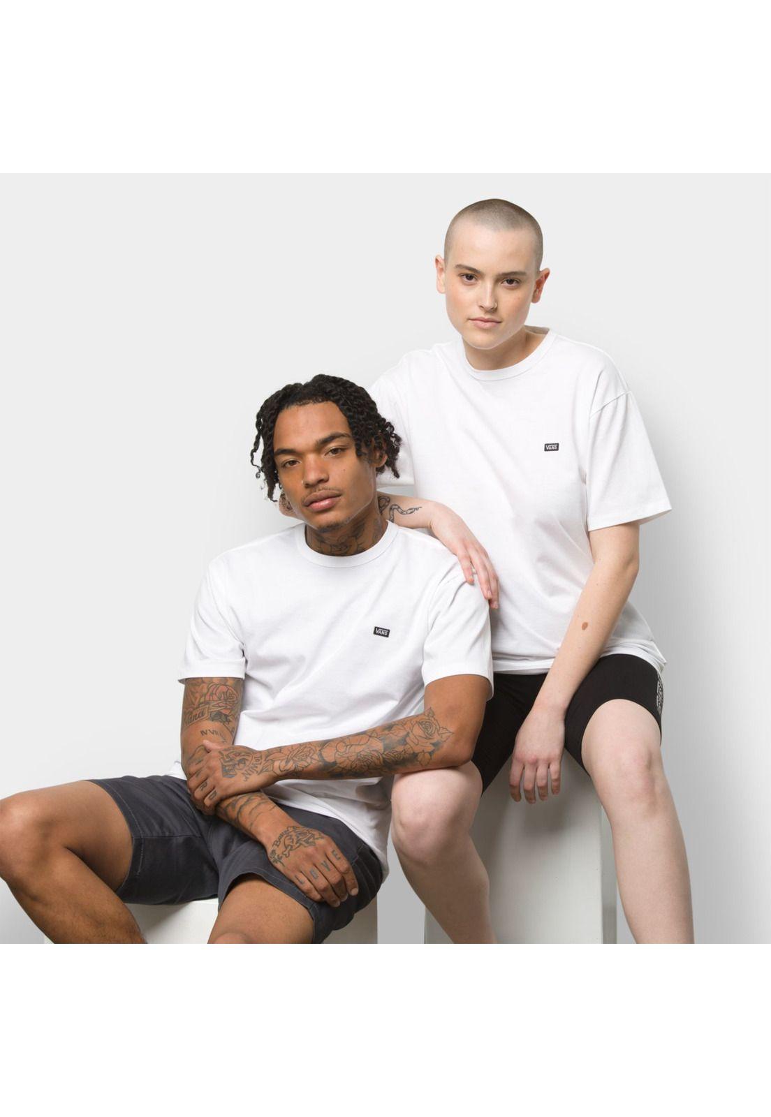 Polera M/C Hombre Mn Off The Wall Classic White-0