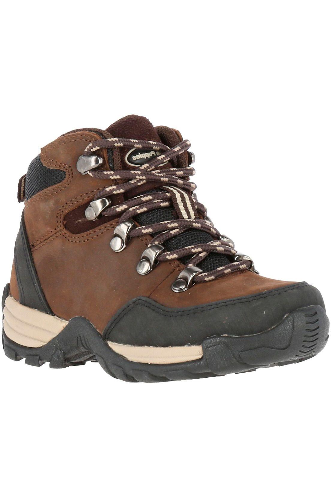 Botin Cuero Niño Gepard Café-0