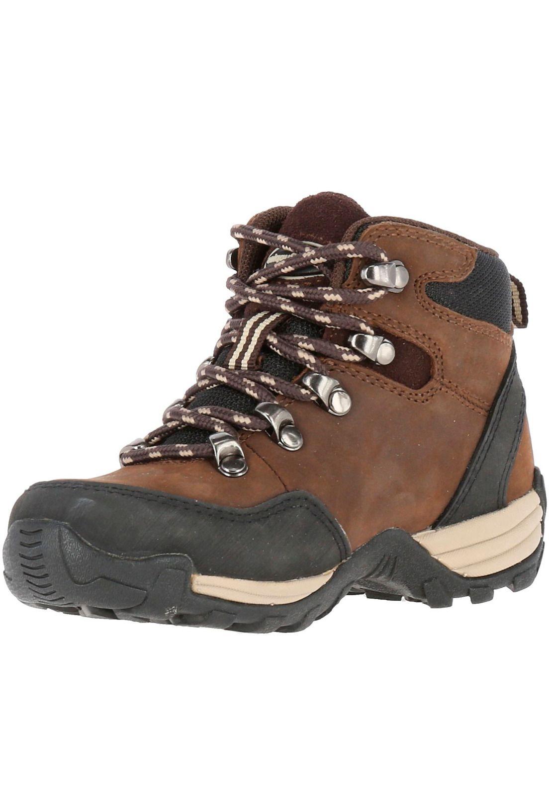 Botin Cuero Niño Gepard Café-1
