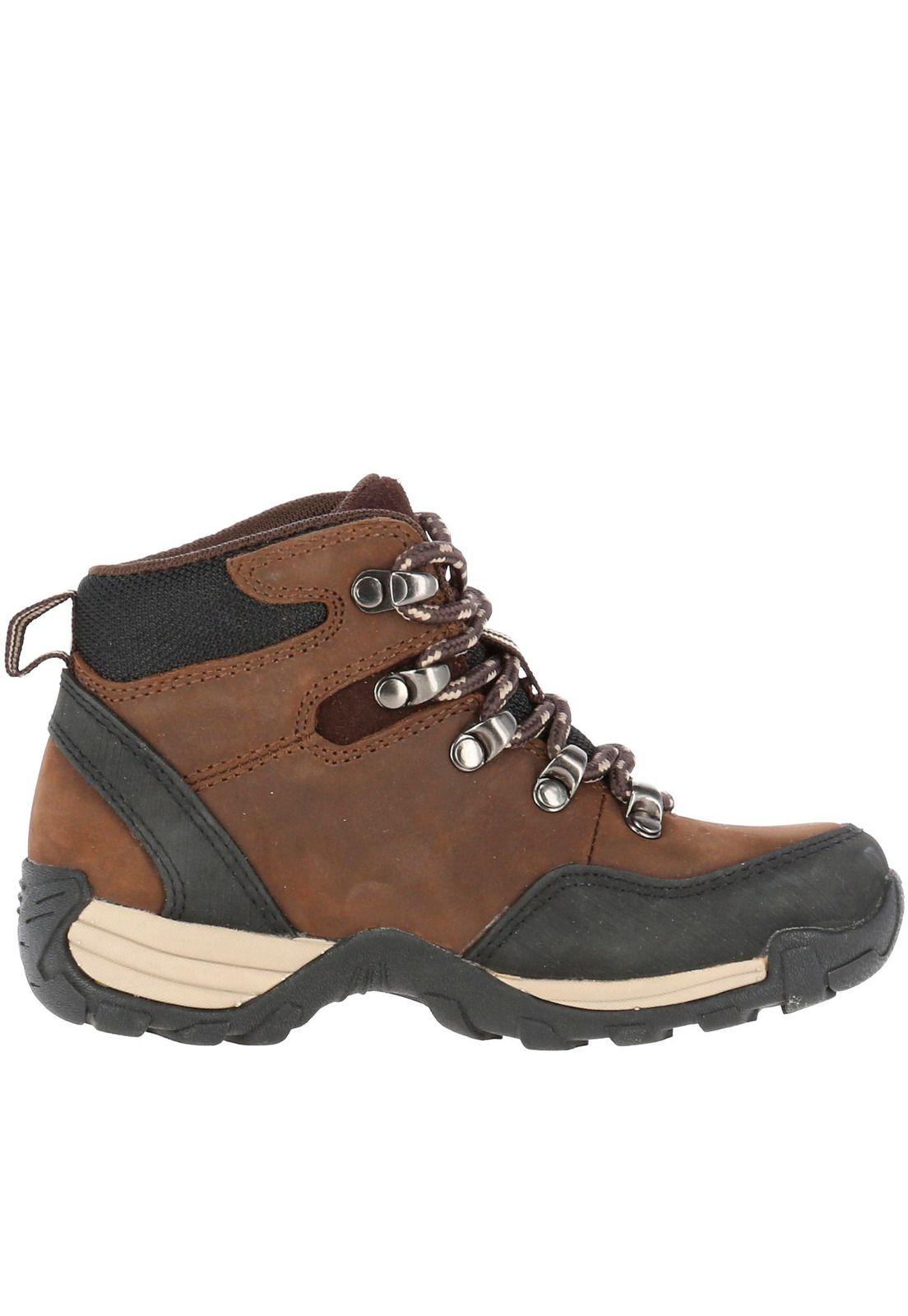 Botin Cuero Niño Gepard Café-2