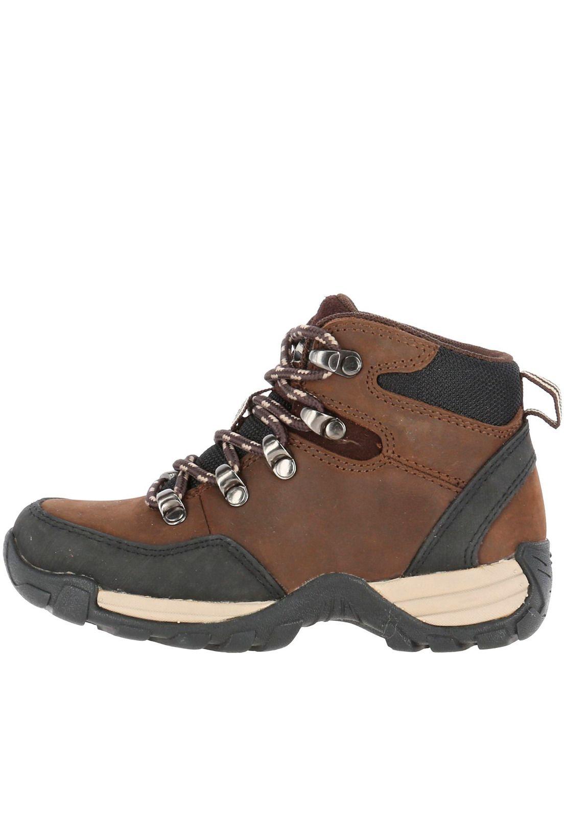 Botin Cuero Niño Gepard Café-3