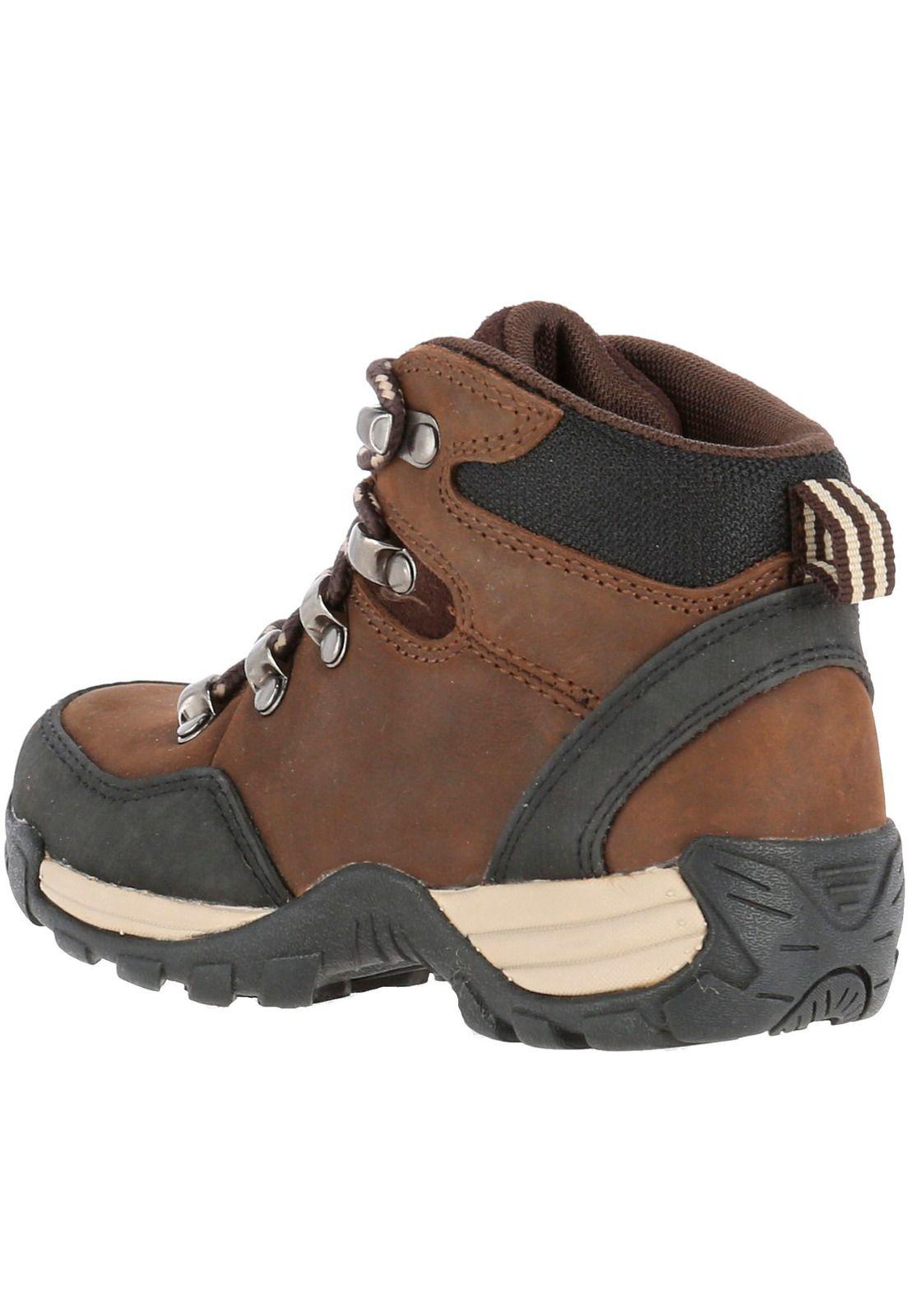 Botin Cuero Niño Gepard Café-4