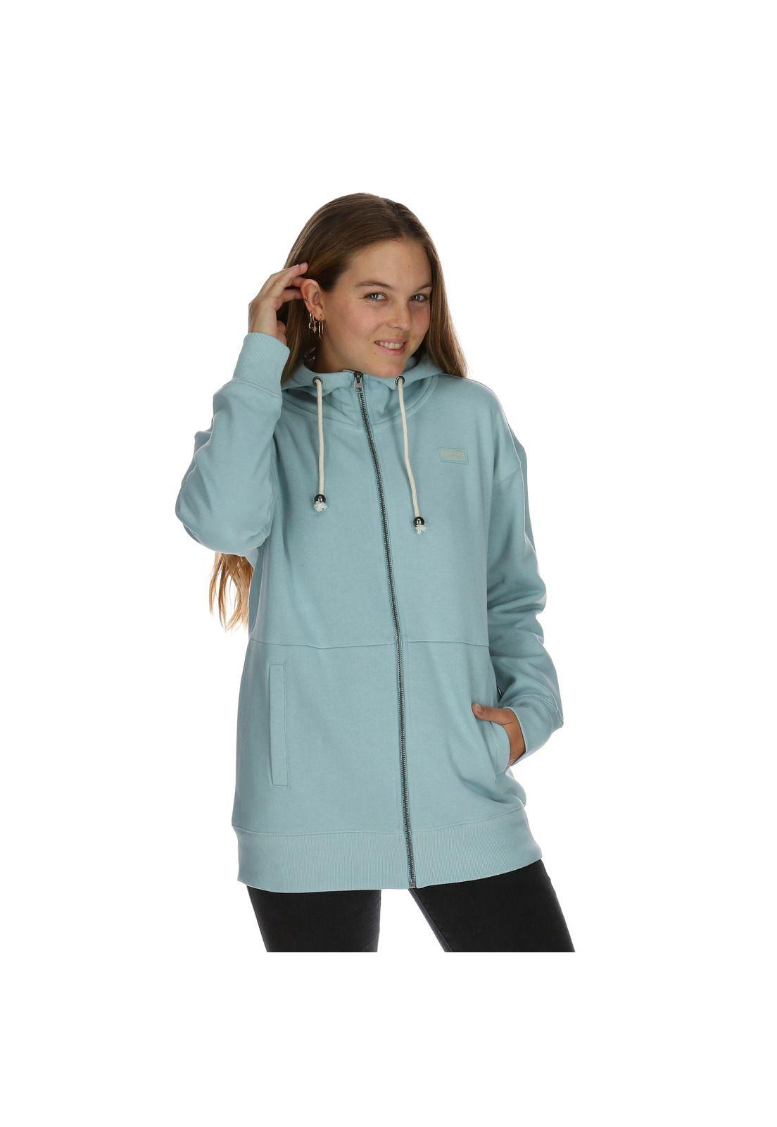 Poleron Climber Mujer Azul Burton-0