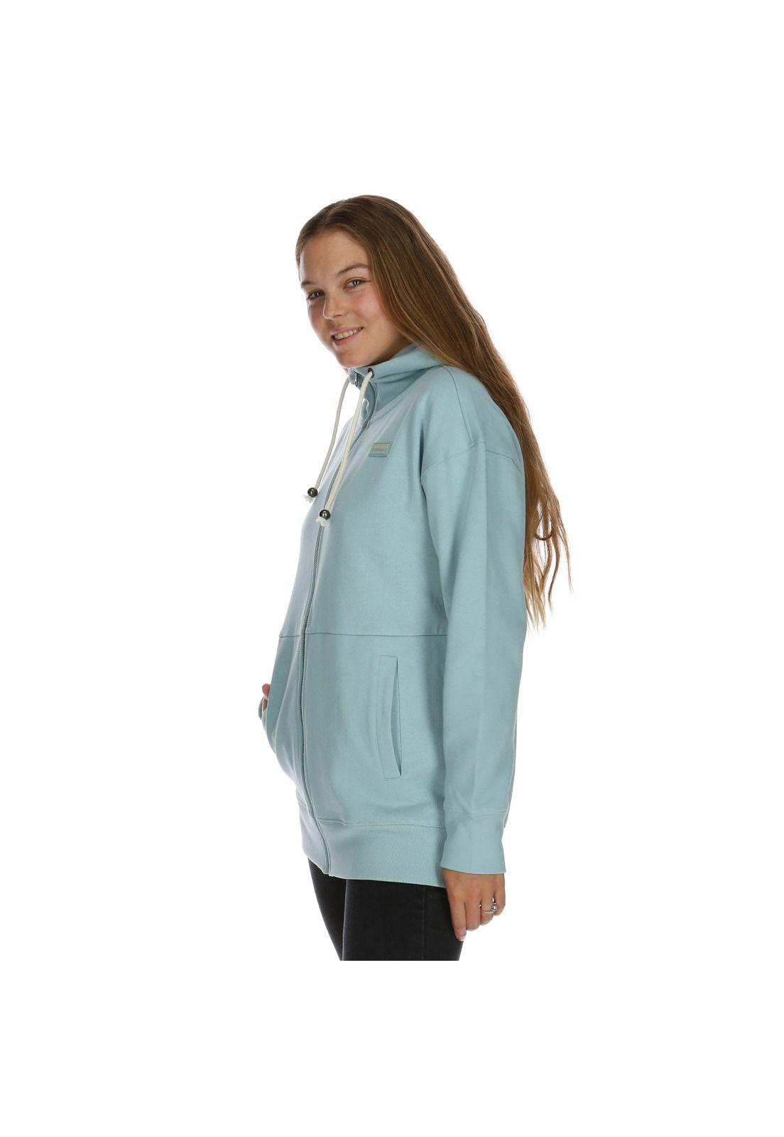 Poleron Climber Mujer Azul Burton-1