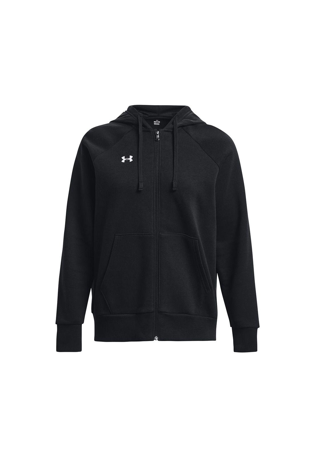 Polerón UA Rival Fleece Negro para mujer-0