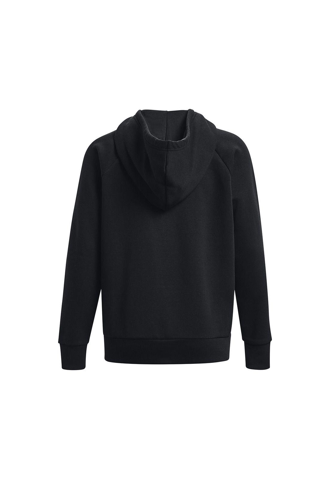 Polerón UA Rival Fleece Negro para mujer-1