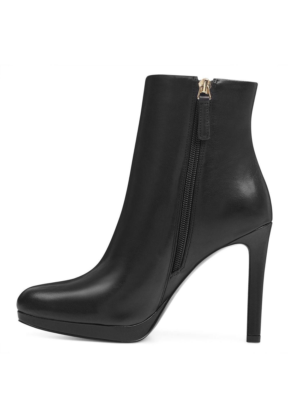 Botín Cuero Quanette Negro Mujer-3