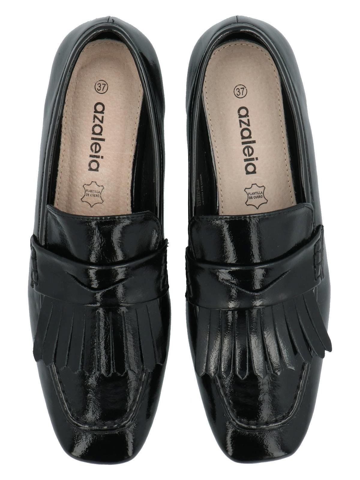 Mocasín Aston Mujer Negro-8