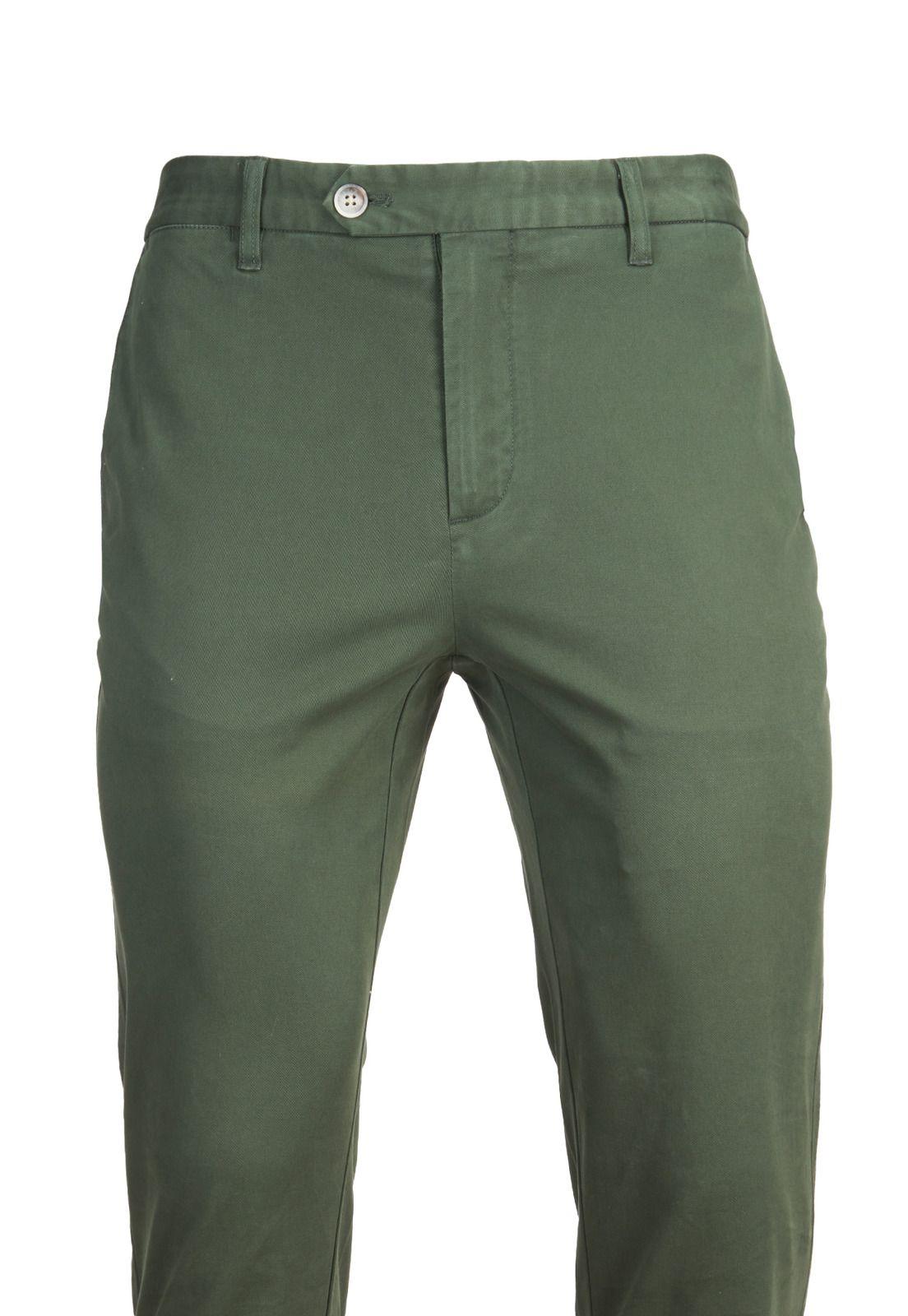 Pantalón Hombre Turin Verde Oscuro-3