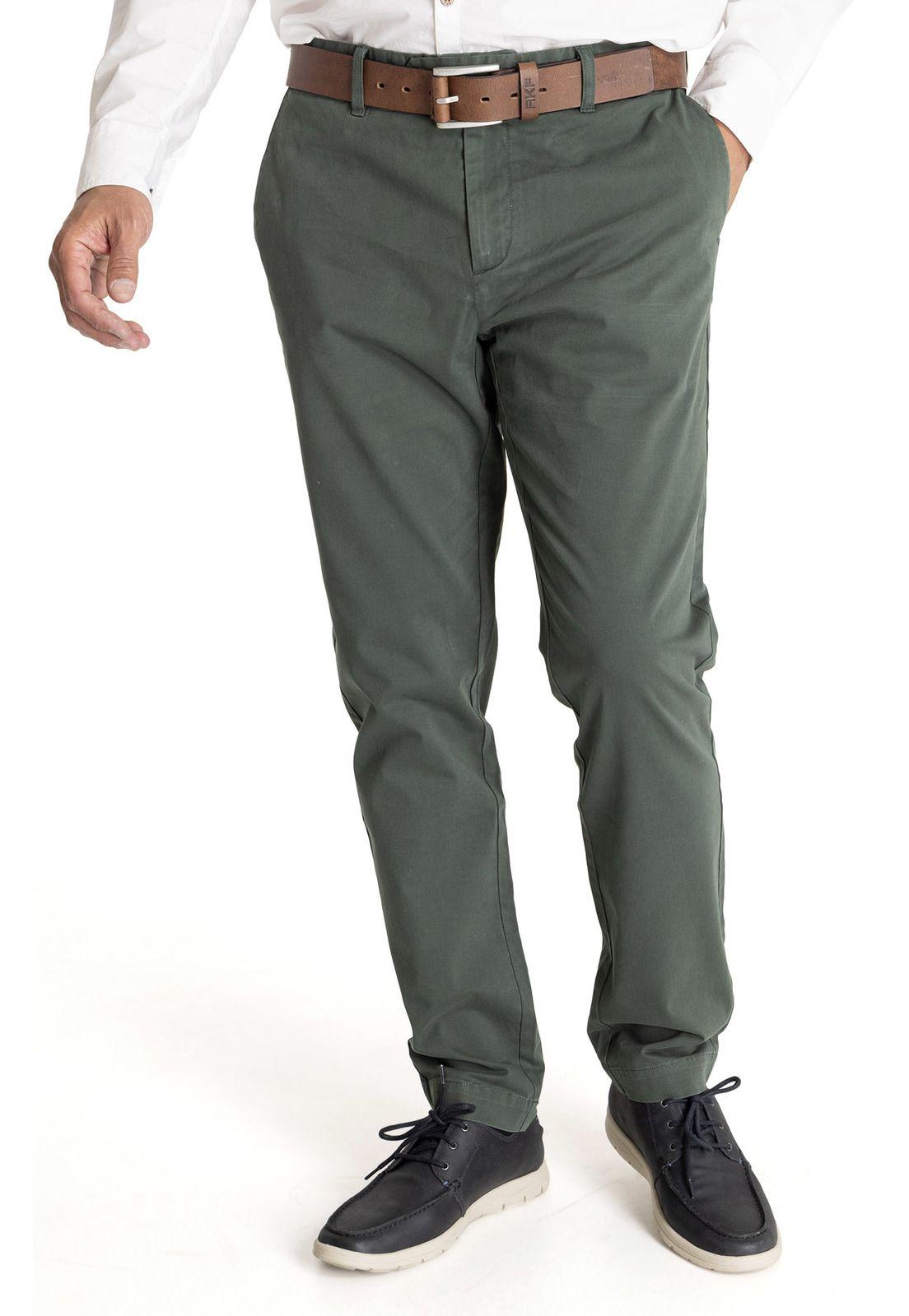 Pantalón Hombre Turin Verde Oscuro-4