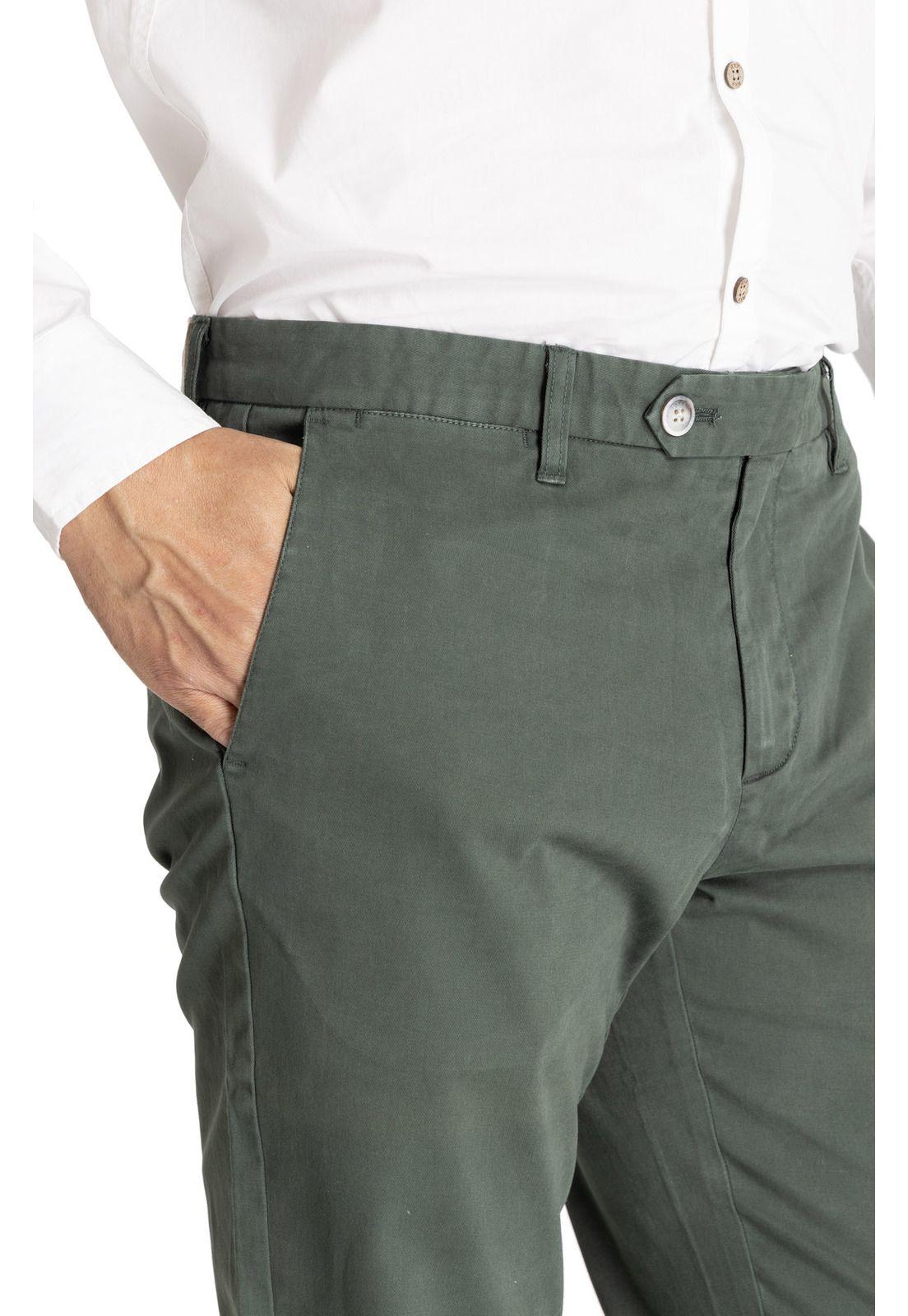 Pantalón Hombre Turin Verde Oscuro-6