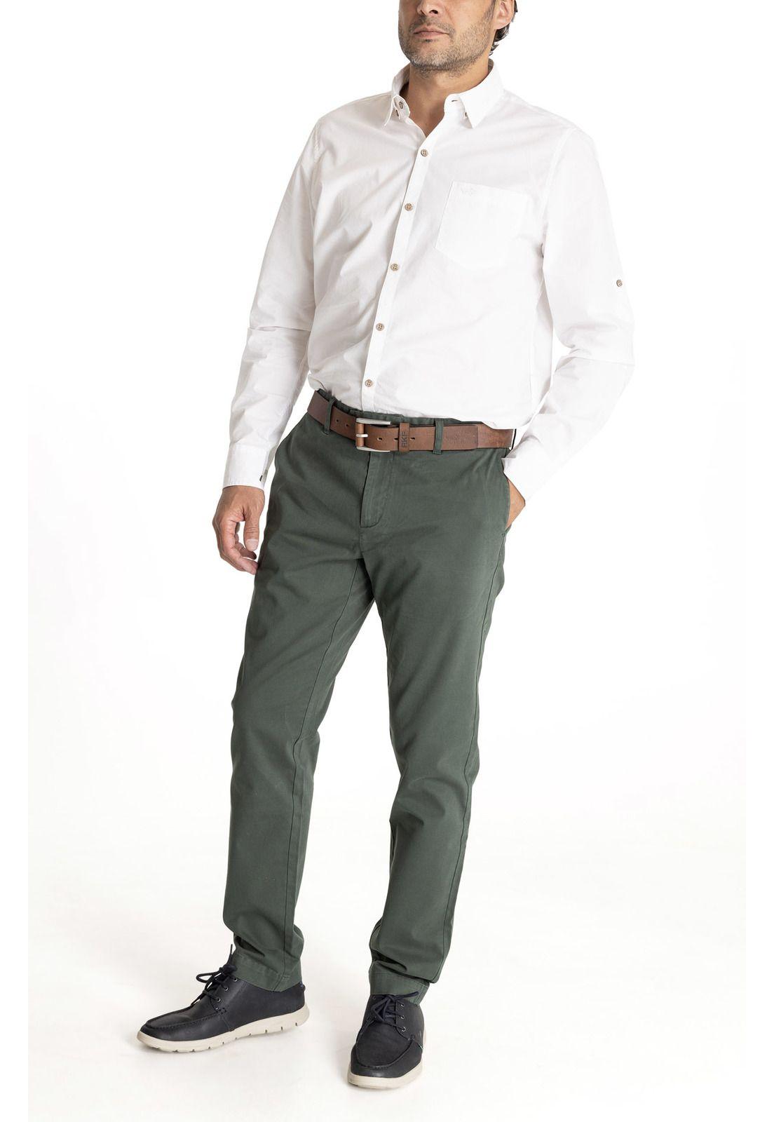 Pantalón Hombre Turin Verde Oscuro-8
