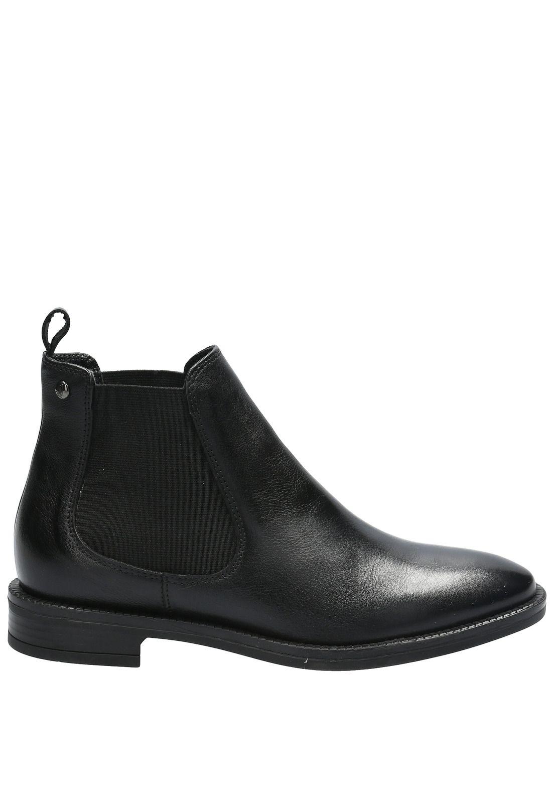 Botin Cuero Mujer Dafne Negro-1